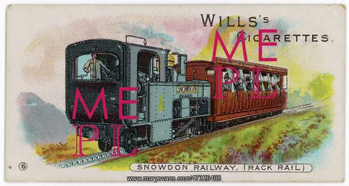 : Railway on Snowdon : Railway on Snowdon