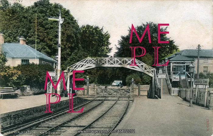 : Railway Station, Andover, England : Railway Station, Andover, England