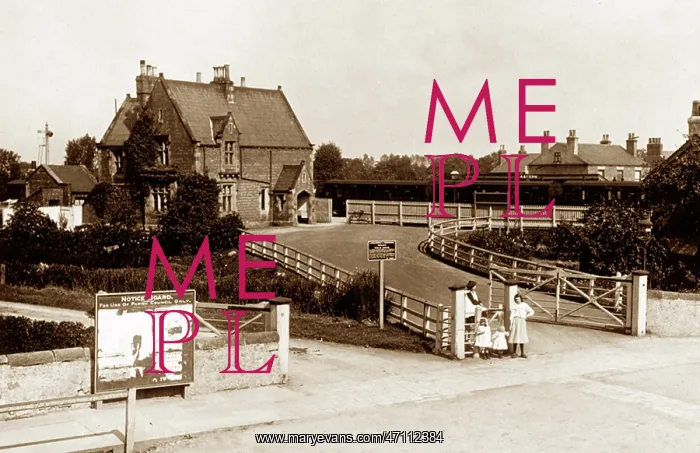  : Railway Station, Askern (children)
