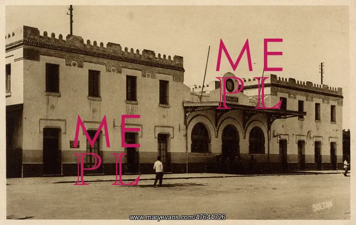 : Railway station building, Sousse, Tunisia, North Africa : Railway station building, Sousse, Tunisia, North Africa