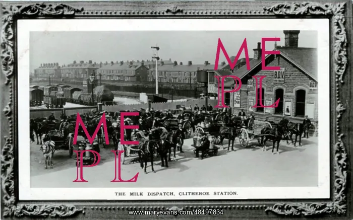: The Railway Station, Clitheroe, Lancashire : The Railway Station, Clitheroe, Lancashire