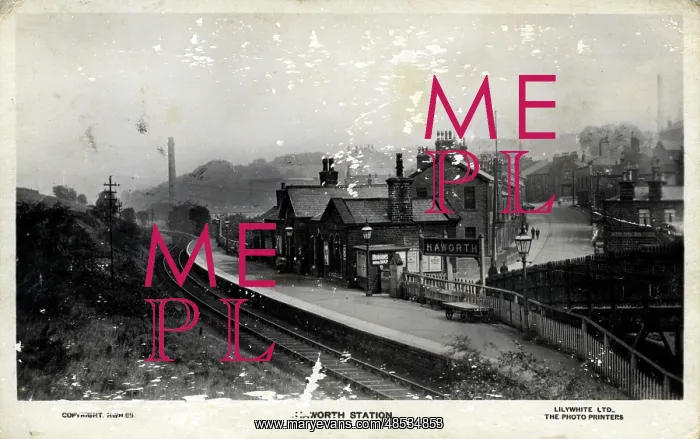 : Railway Station, Haworth, Yorkshire : Railway Station, Haworth, Yorkshire