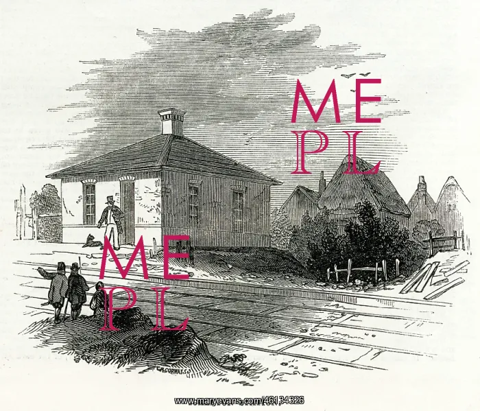 : Railway station at Ickleton, Cambridgeshire : Railway station at Ickleton, Cambridgeshire