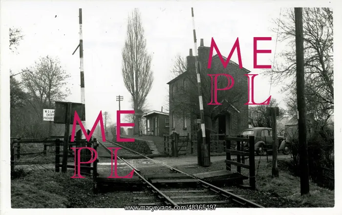 : Railway Station & Level Crossing, Shoot Hill, Shropshire : Railway Station & Level Crossing, Shoot Hill, Shropshire
