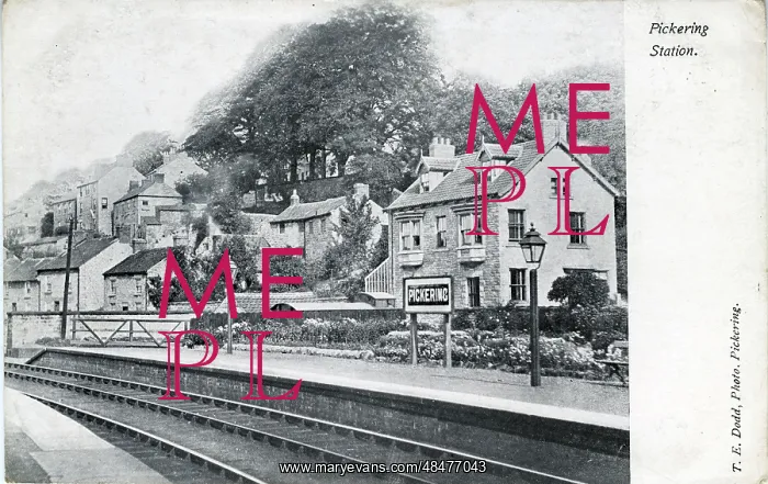 : Railway Station, Pickering, England : Railway Station, Pickering, England