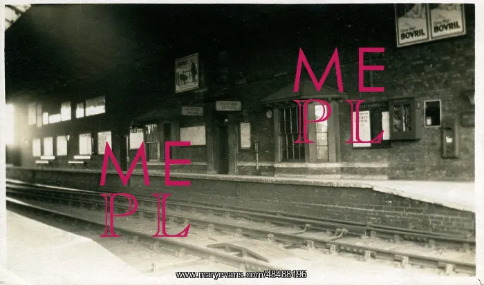 : Railway Station, Rillington, Yorkshire : Railway Station, Rillington, Yorkshire