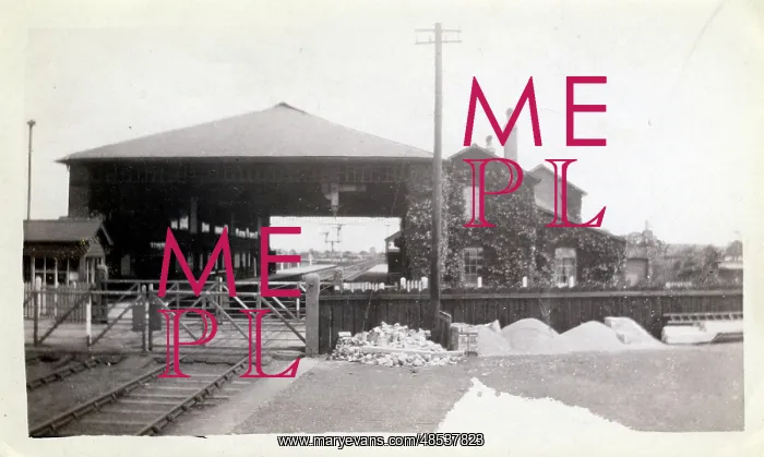 : Railway Station, Rillington, Yorkshire : Railway Station, Rillington, Yorkshire