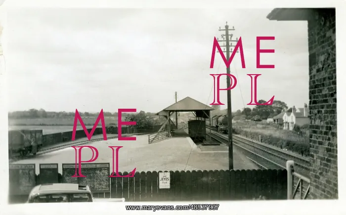 : Railway Station, Rillington, Yorkshire : Railway Station, Rillington, Yorkshire