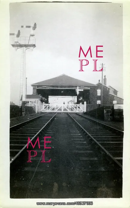 : Railway Station, Rillington, Yorkshire : Railway Station, Rillington, Yorkshire