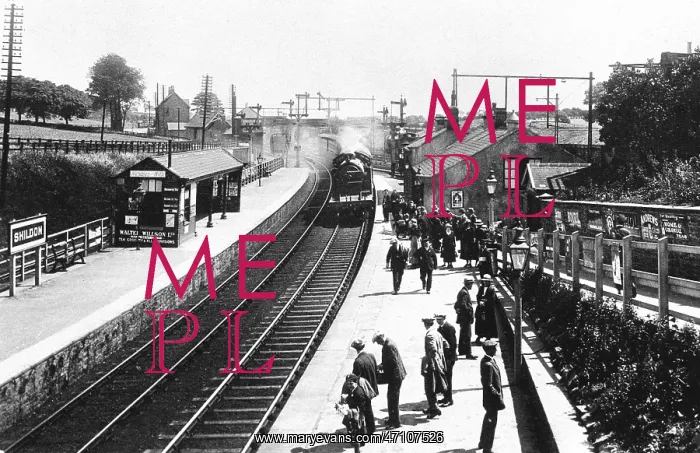  : Railway Station, Shildon early 1900's