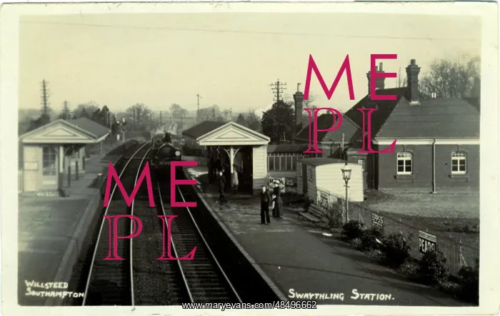 : The Railway Station, Swaythling, Hampshire : The Railway Station, Swaythling, Hampshire