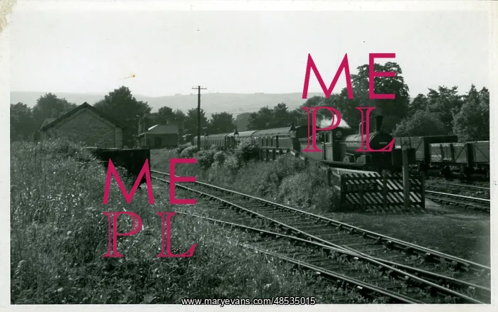 : Railway Station, Wearhead, County Durham : Railway Station, Wearhead, County Durham