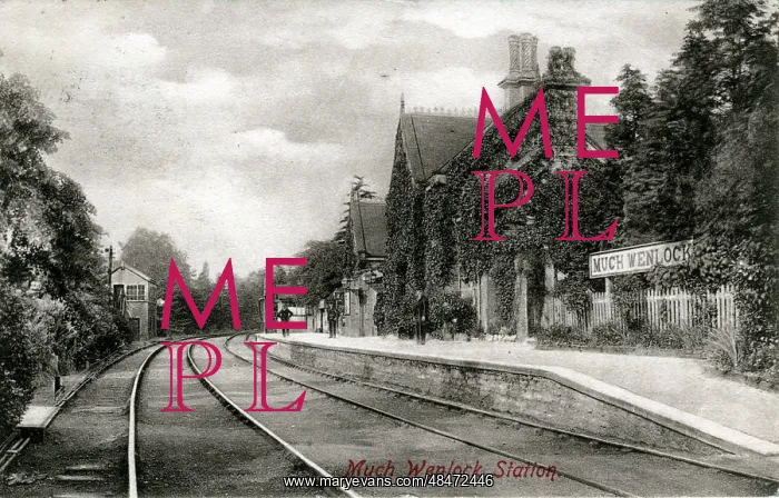 : Railway Station, Much Wenlock, Shropshire : Railway Station, Much Wenlock, Shropshire
