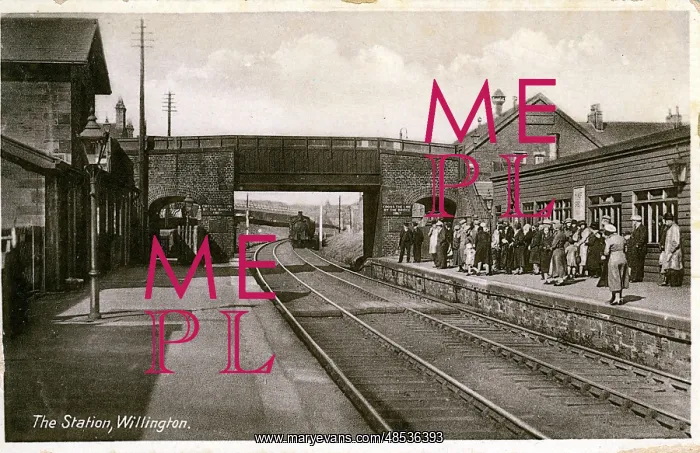 : The Railway Station, Willington, County Durham : The Railway Station, Willington, County Durham
