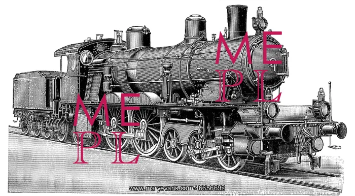 : railway, steam engine, express locomotive by : railway, steam engine, express locomotive by