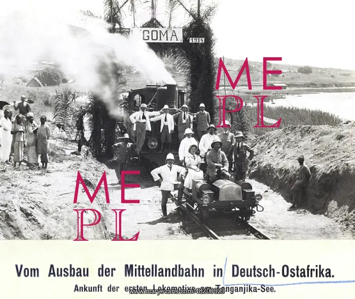 : Railway in Tanganyika, 1914 : Railway in Tanganyika, 1914