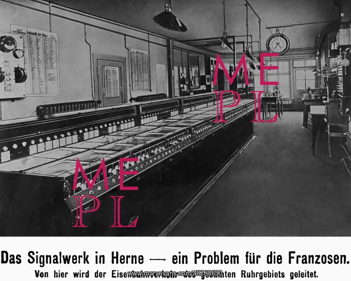 : Railway traffic control in Germany, 1923 : Railway traffic control in Germany, 1923