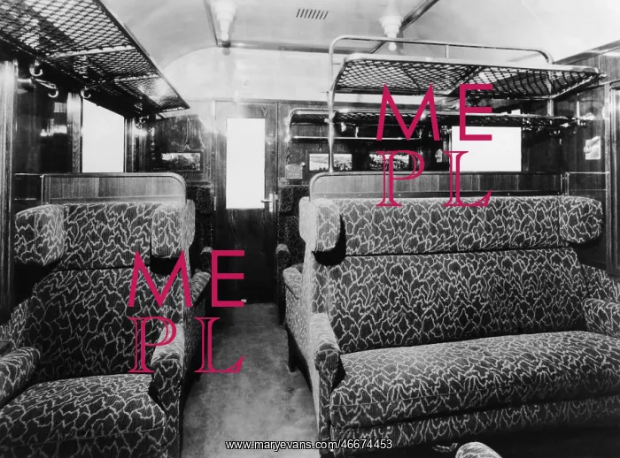 : railway, waggons, passanger car, interior view : railway, waggons, passanger car, interior view