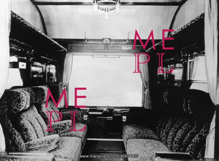 : railway, waggons, passenger car, interior view : railway, waggons, passenger car, interior view
