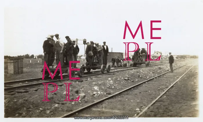 : Railway workers, Fort Saskatchewan, Alberta, Canada : Railway workers, Fort Saskatchewan, Alberta, Canada