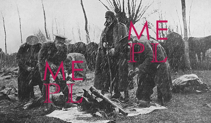: Rain and mud at Yser, 1914 : Rain and mud at Yser, 1914