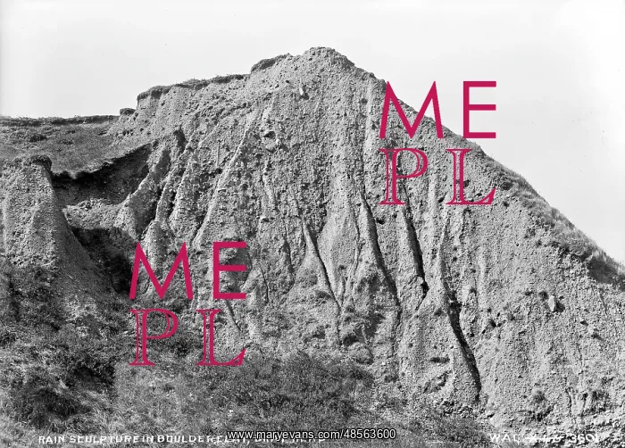 : Rain Sculpture in Boulder Clay, Bray Head : Rain Sculpture in Boulder Clay, Bray Head