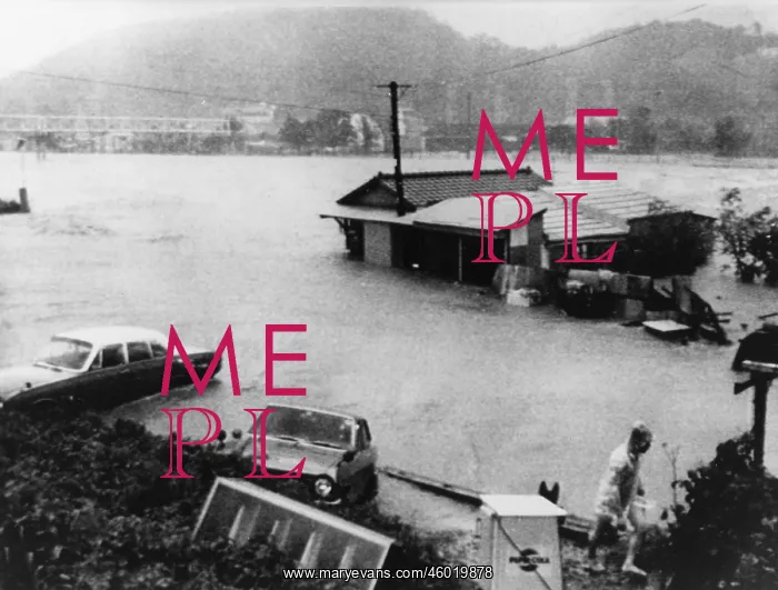  : Rain typhoon, Kochi, 1st September 1971