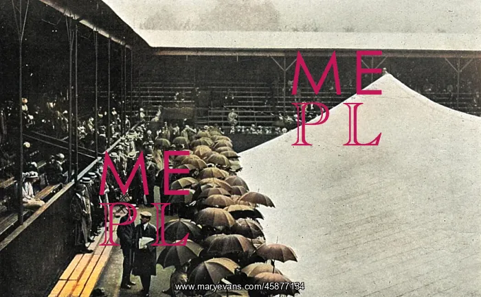 : Rain at Wimbledon, 1914 : Rain at Wimbledon, 1914