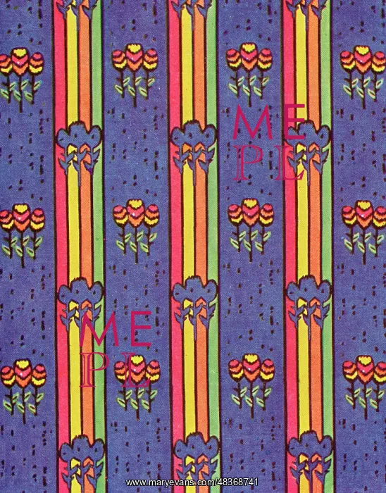 : Rainbow flowers and stripes : Rainbow flowers and stripes