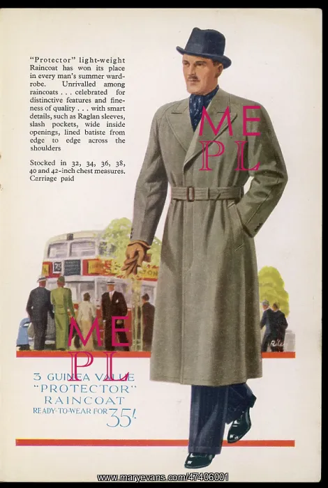 : RAINCOAT 1939 : RAINCOAT 1939