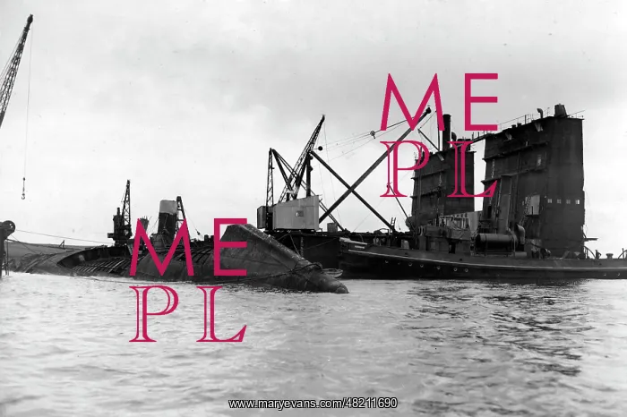 : The raised SMS Moltke, 1927 : The raised SMS Moltke, 1927