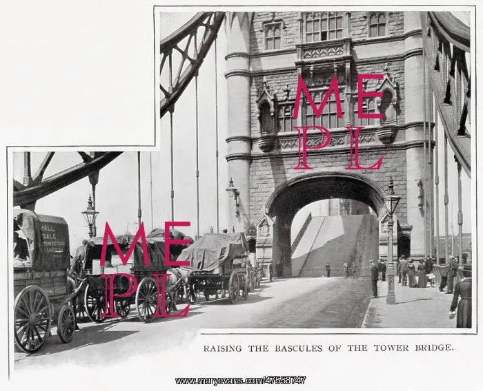 : Raising the Bascules of the Tower of London : Raising the Bascules of the Tower of London