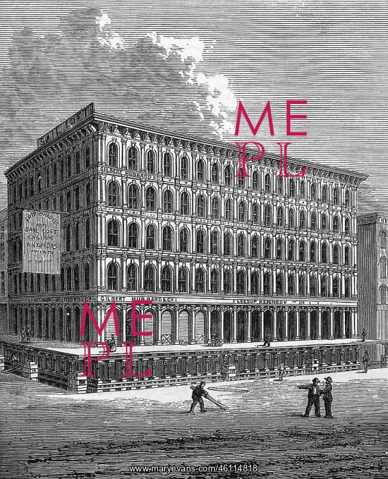  : Raising a house in Chicago, 1871