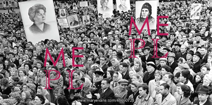 : Rally to celebrate the flight of V.Tereshkova : Rally to celebrate the flight of V.Tereshkova