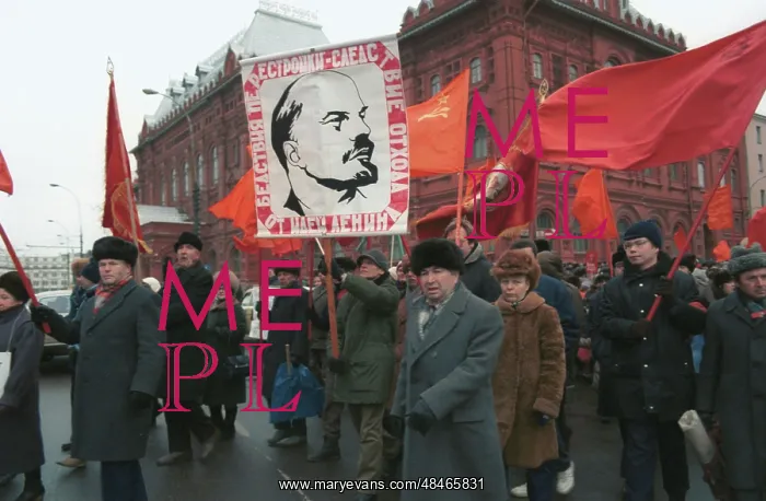 : Rally against collapse of USSR, 1991 : Rally against collapse of USSR, 1991