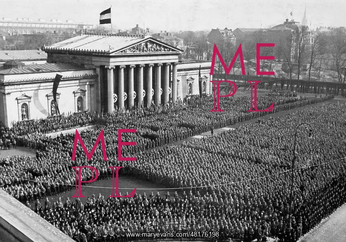 : Rally at the Koenigsplatz in Munich, 1933 : Rally at the Koenigsplatz in Munich, 1933