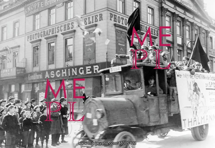 : Rally of the KPD on the occasion of the Reich : Rally of the KPD on the occasion of the Reich