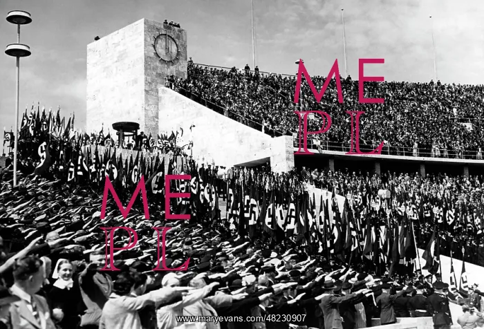 : Rally of the NSKOV at the Olympic Stadium, Berlin 1937 : Rally of the NSKOV at the Olympic Stadium, Berlin 1937