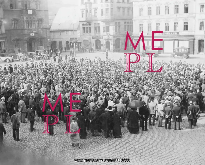 : Rally in Prague, around 1934 : Rally in Prague, around 1934