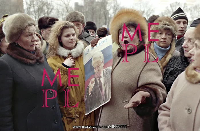 : Rally in support of radical economic reforms in Russia : Rally in support of radical economic reforms in Russia