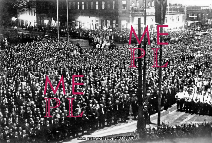 : Rally at the Theater Square in Bratislava, 1939 : Rally at the Theater Square in Bratislava, 1939