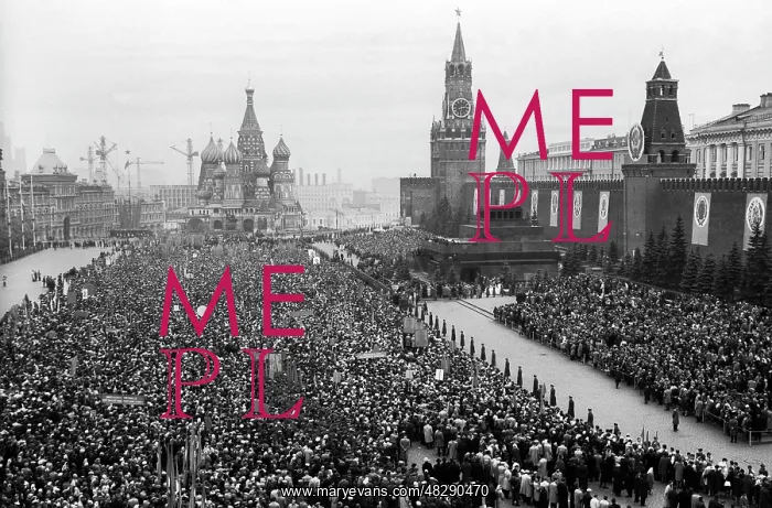 : Rally for Voskhod 1 space flight in Moscow : Rally for Voskhod 1 space flight in Moscow
