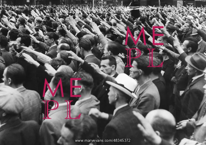 : Rally at Wenceslas Square in Prague, 1942 : Rally at Wenceslas Square in Prague, 1942