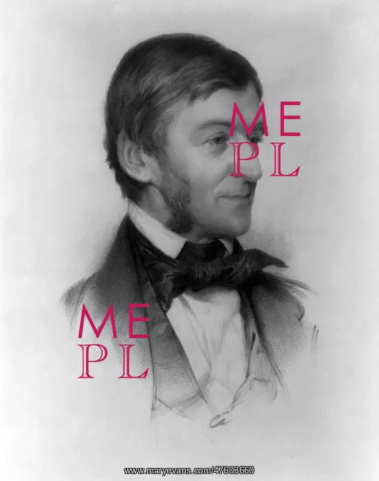 : Ralph Waldo Emerson, American Author : Ralph Waldo Emerson, American Author