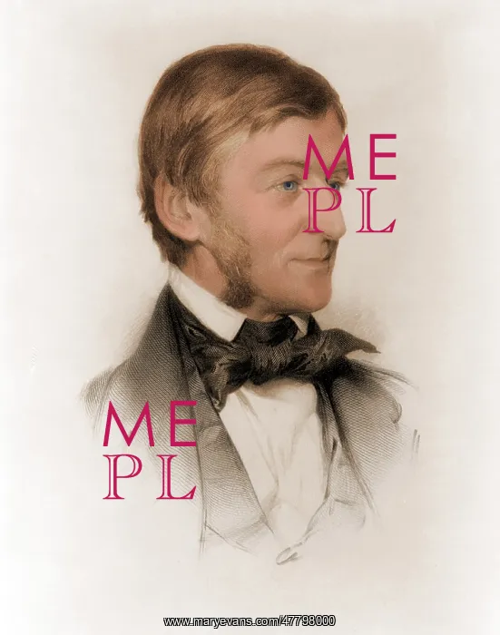 : Ralph Waldo Emerson, American Author : Ralph Waldo Emerson, American Author