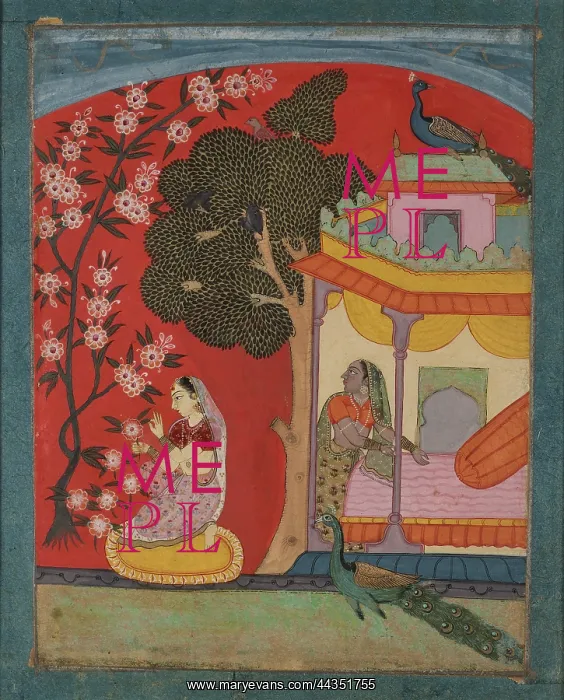 : Ramakali ragini, from a ragamala series : Ramakali ragini, from a ragamala series