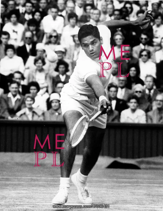 : Ramanathan Krishnan in tennis match at Wimbledon : Ramanathan Krishnan in tennis match at Wimbledon