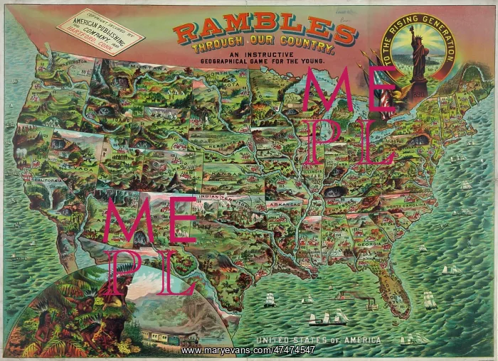 : Rambles through our country - an instructive geographical ga : Rambles through our country - an instructive geographical ga