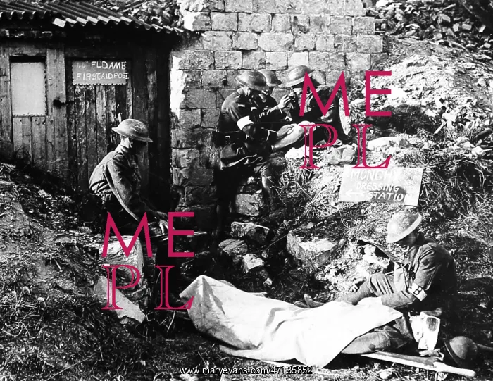 : RAMC Dressing Station at Monchy during the First World War