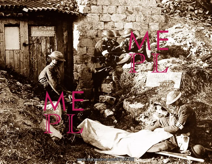  : RAMC Dressing Station at Monchy during the First World War